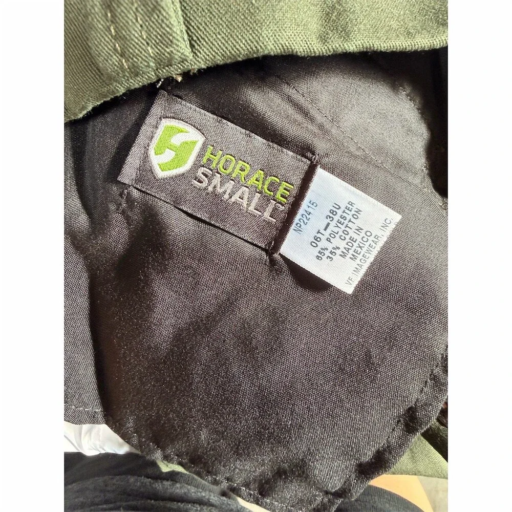Horace Small Tactical Cargo Pants Men's Olive Green Straight Leg Ripstop - Picture 9 of 9